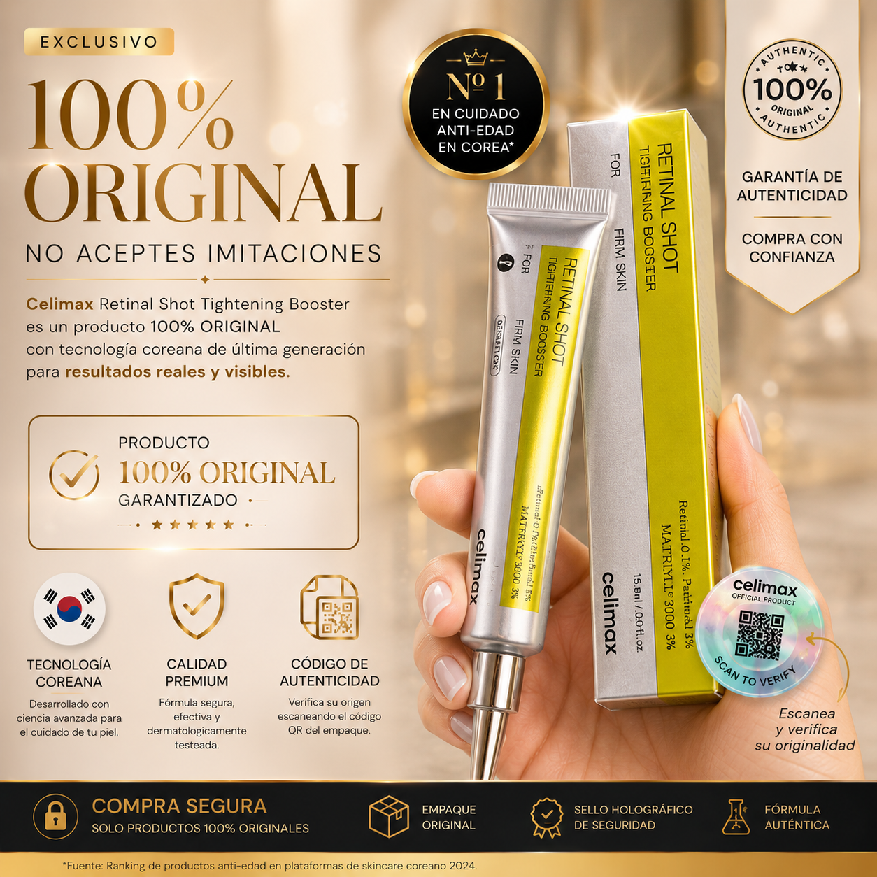 RETINAL de Celimax: Mas suavidad y Elimina imperfecciones