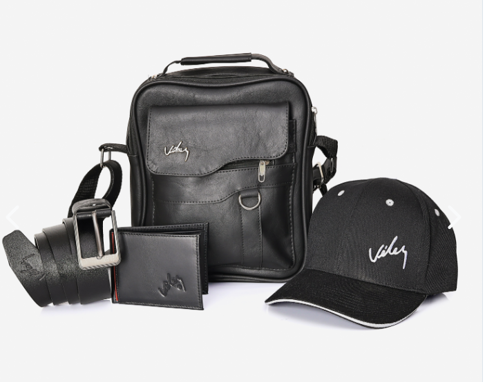 Combo VELEZ: Carriel, Gorra, Billetera, Cinturon