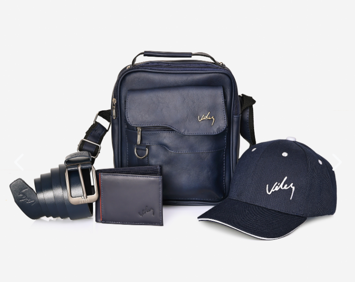 Combo VELEZ: Carriel, Gorra, Billetera, Cinturon