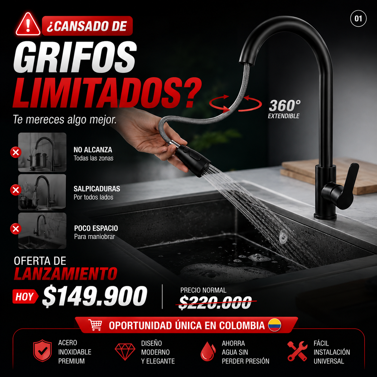 Grifo Extendible 360