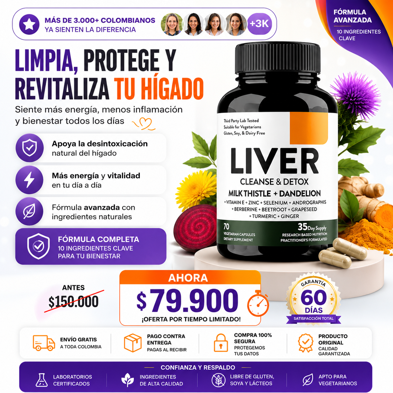 LIVER Cleanse Detox: limpia tu higado con confianza
