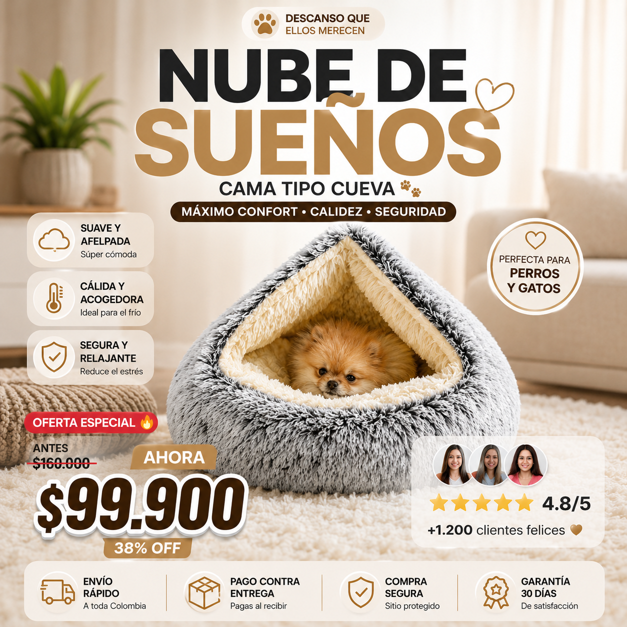 NUBE para SUEÑOS: para que tus pelidutos descansen