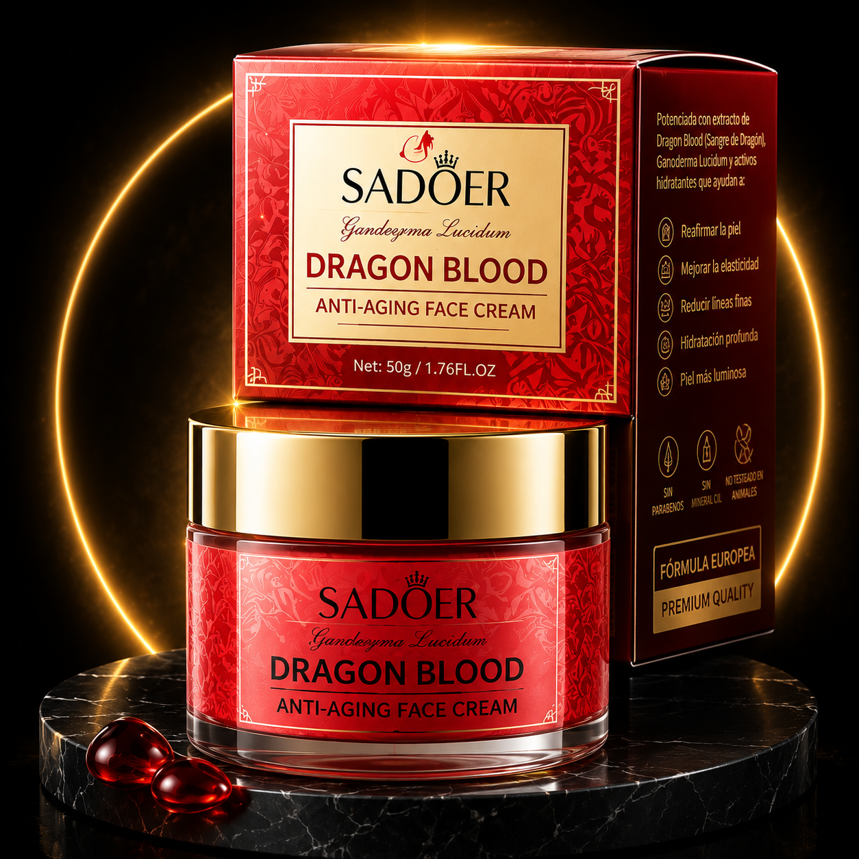 Crema EUROPEA Dragon Blood: Rejuvenece tu piel
