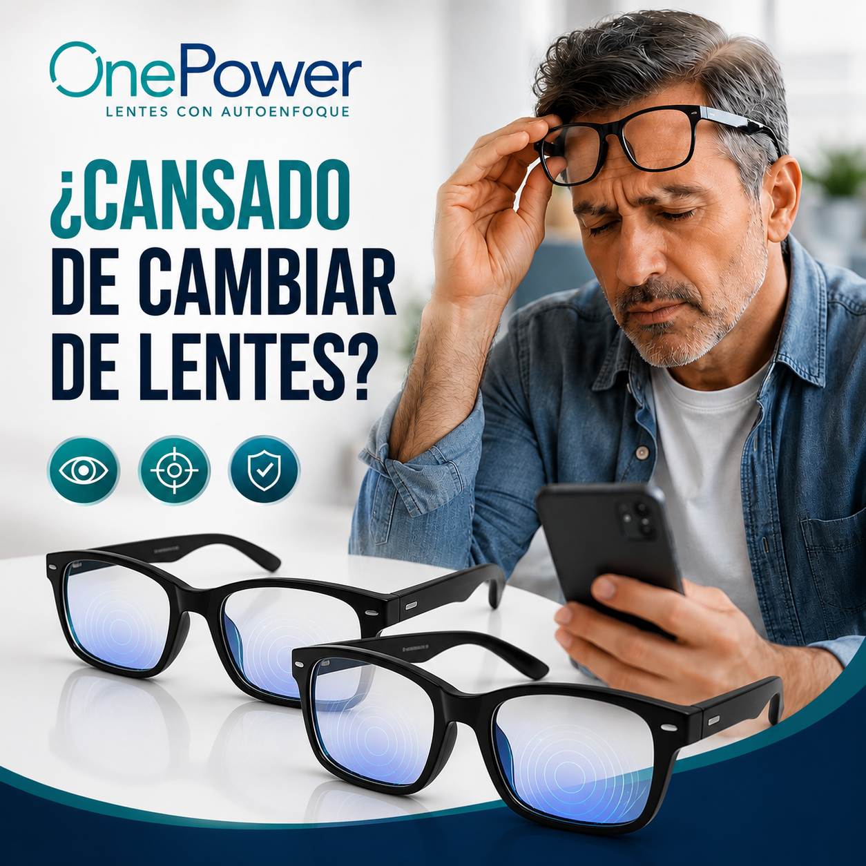 Gafas One Power: Enfoque Automatico