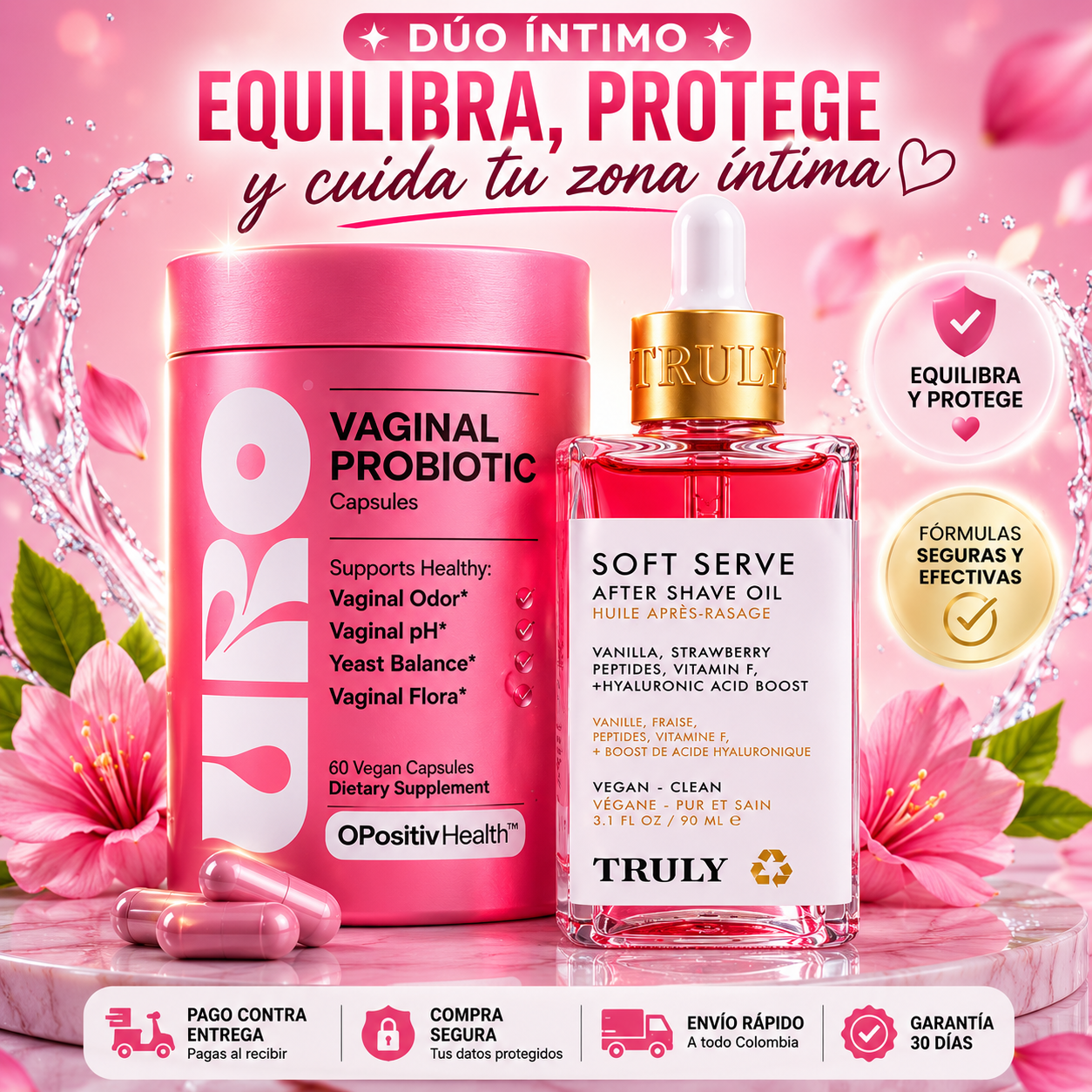 COMBO Intimo URO+TRULY: Seguridad en todo momento